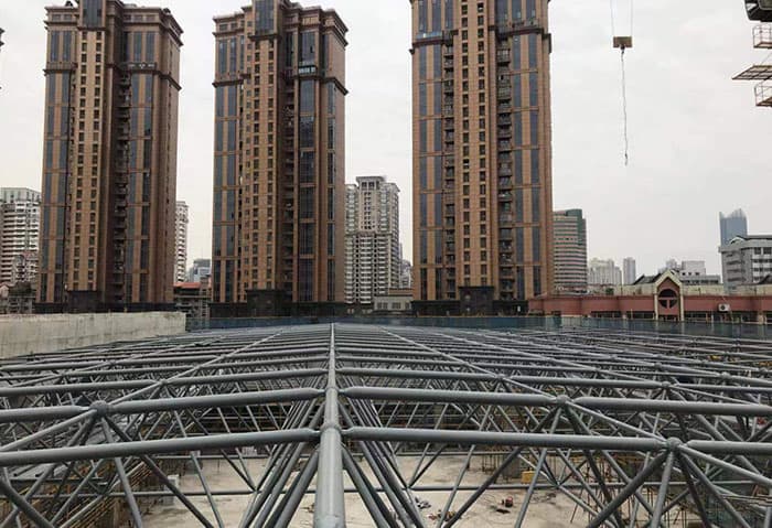 应城螺栓球网架结构